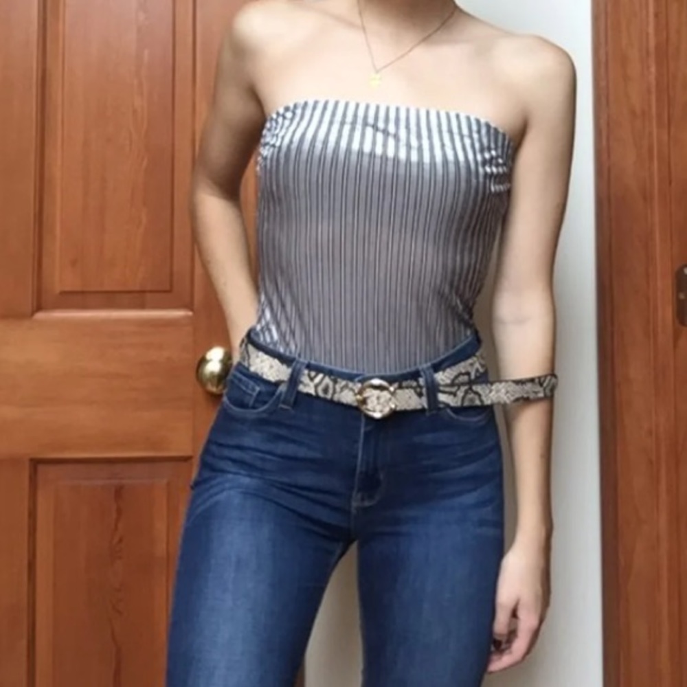 Forever 21 Velvet Bodysuit